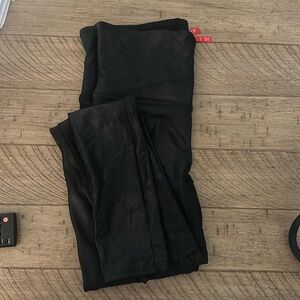 Spanx leather leggings